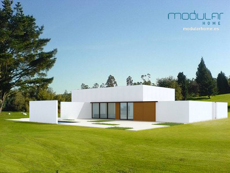 Casa de hormigón modular